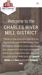 Mobile Screenshot of charlesrivermilldistrict.com